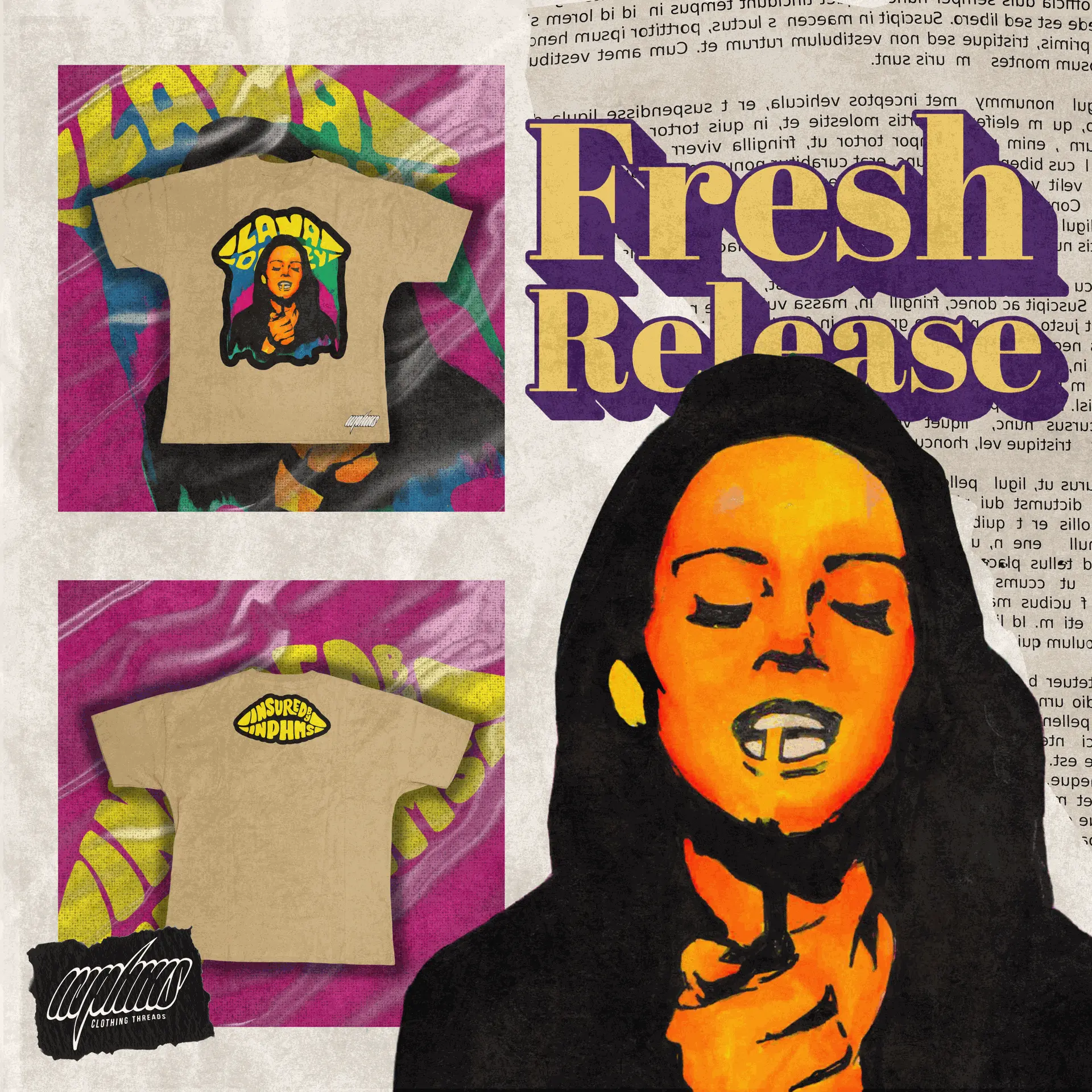 Lana Del Rey INPHMS Drop Featured, Y2K Launch Tee DROP 001